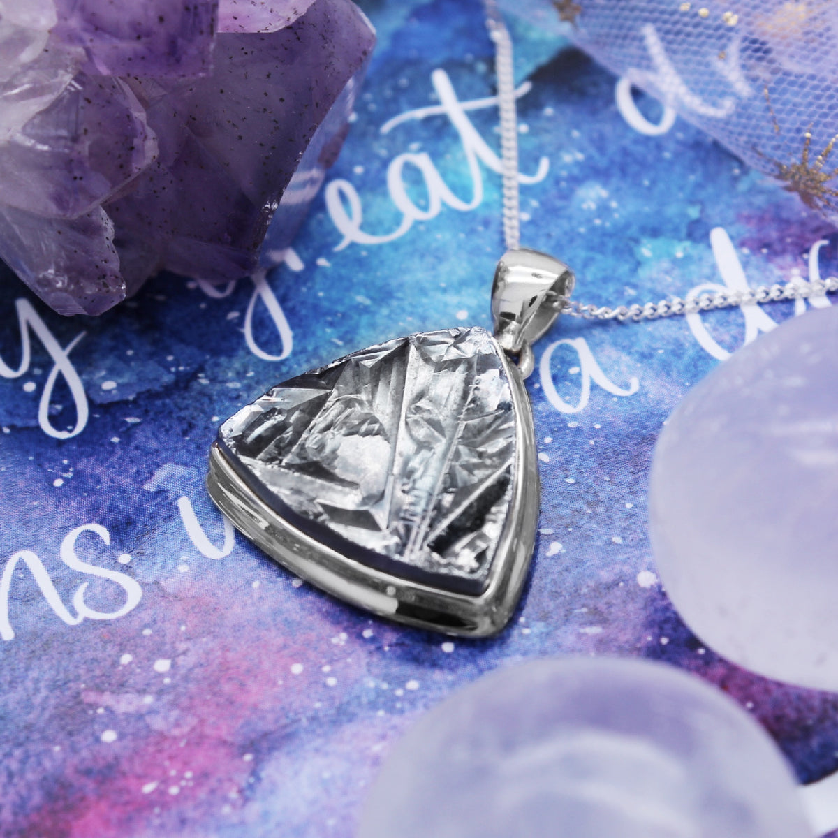 STAR SEED - Sterling Silver & Silicon Necklace