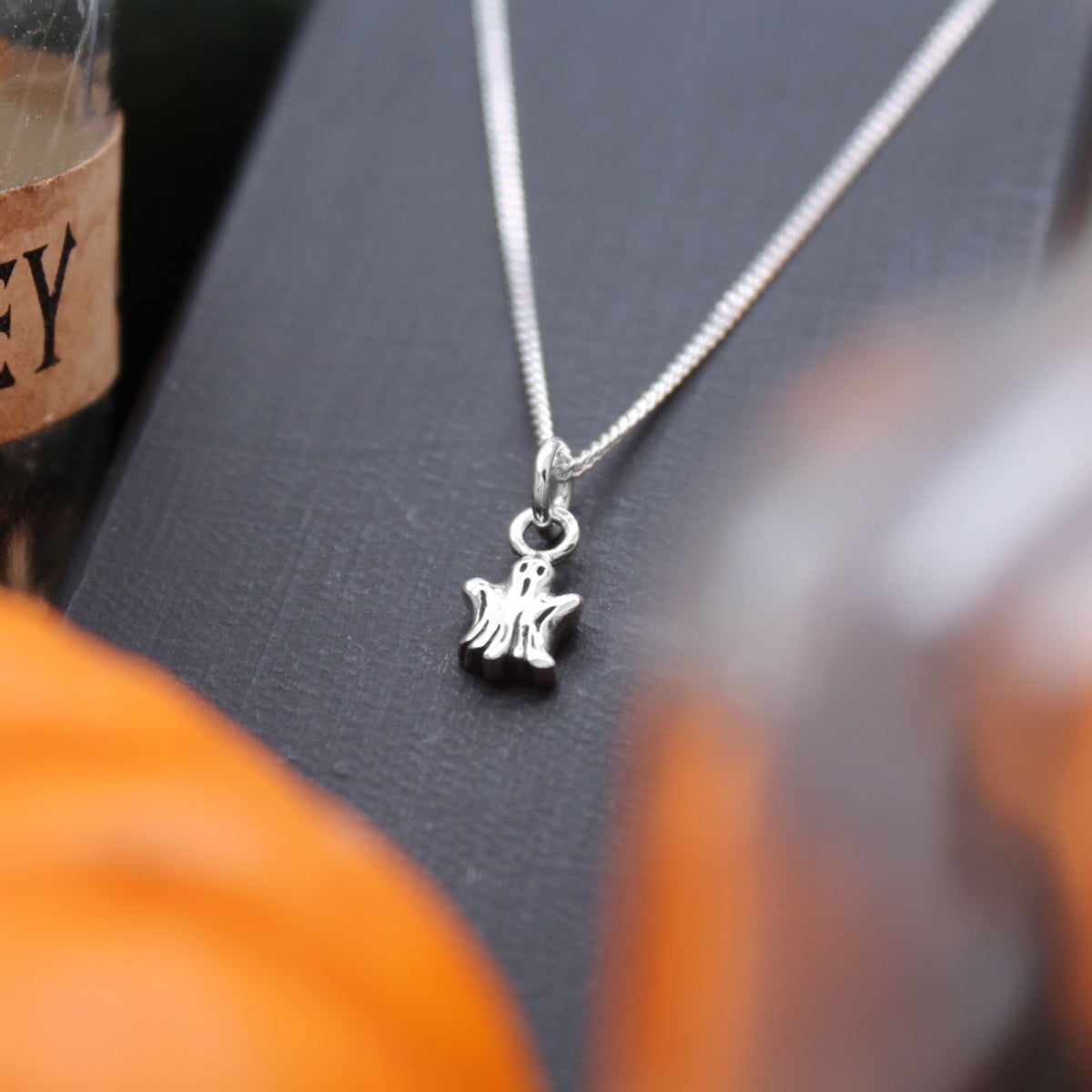MINI GHOST - Sterling Silver Necklace