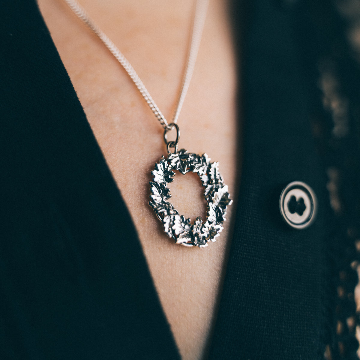 HOLLY & THE IVY - Sterling Silver Necklace