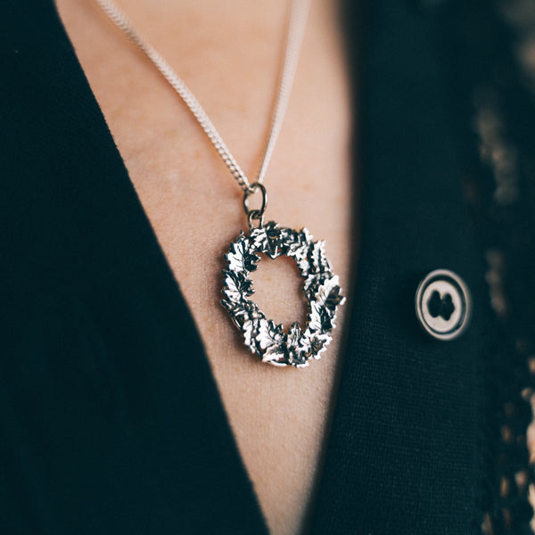 HOLLY & THE IVY - Sterling Silver Necklace