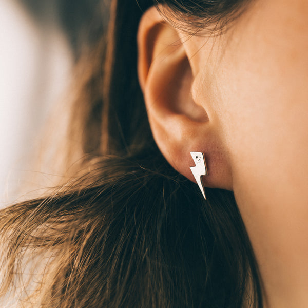 STORMY SKIES - Sterling Silver Studs