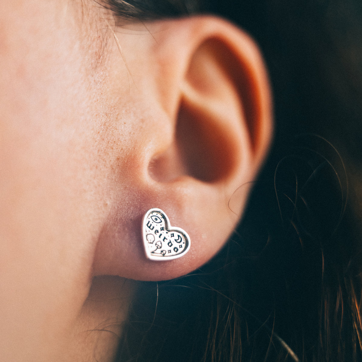 WEIRDO - Sterling Silver Studs