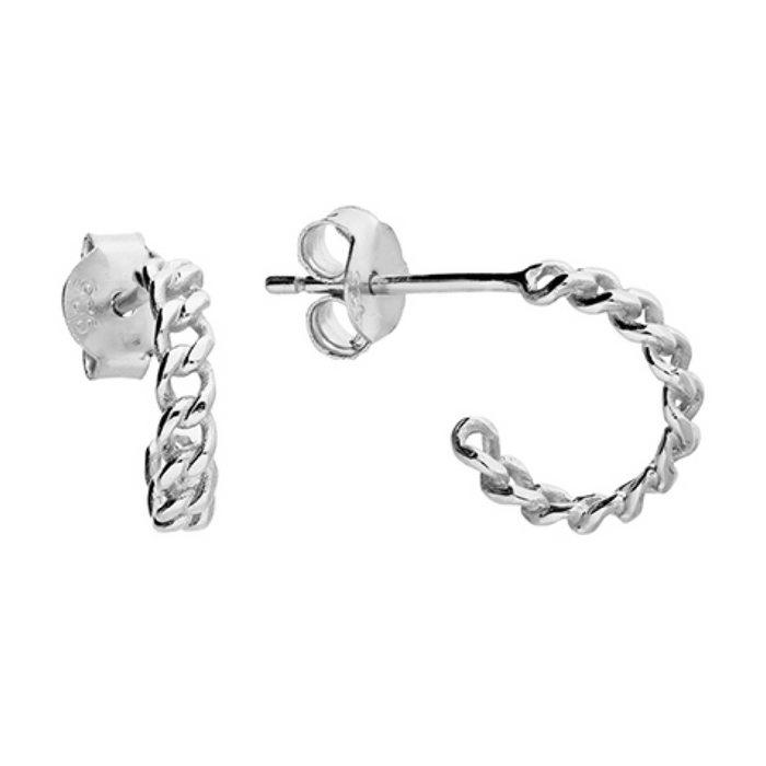 CHAINS - Sterling Silver Hoops