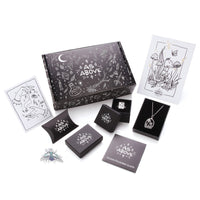 STAY WEIRD - Sterling Silver Necklace & Hoop Gift Set