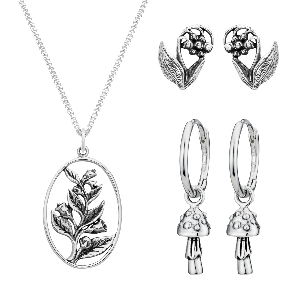 POISONOUS PLANTS - Sterling Silver Gift Set