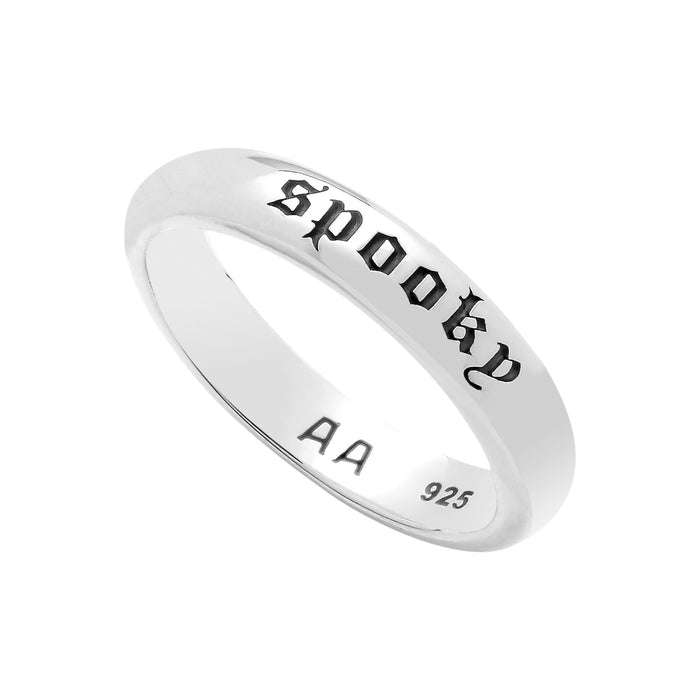 YOU ARE SPOOKY - Sterling Silver Ring - LAST CHANCE