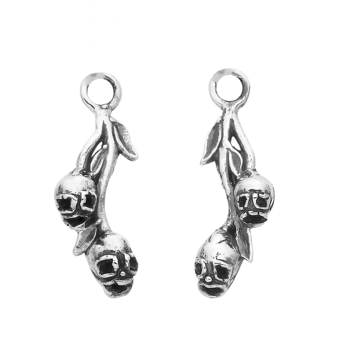 SNAPDRAGON - Sterling Silver Hoop Charms
