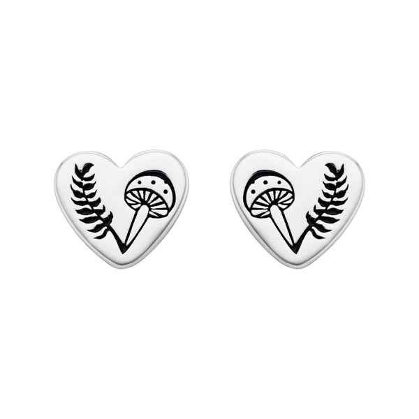 WILD HEART - Sterling Silver Studs