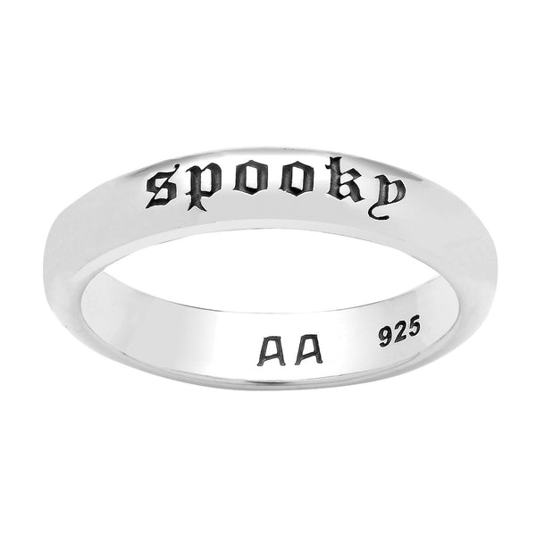 YOU ARE SPOOKY - Sterling Silver Ring - LAST CHANCE
