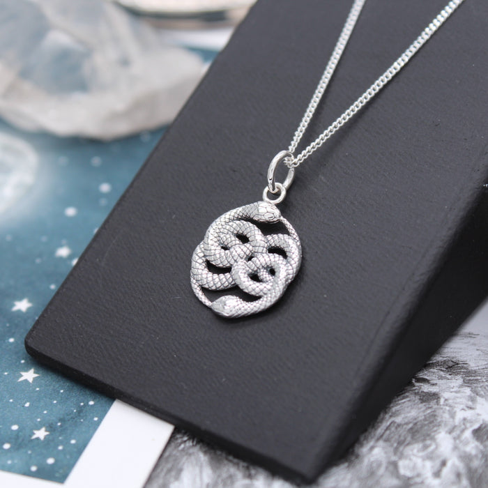 TANGLED SERPENT - Sterling Silver Necklace
