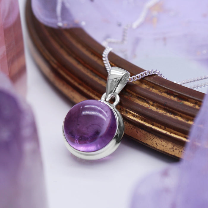 COSMOS - Sterling Silver & Amethyst Necklace