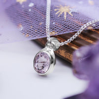 HEART SONG  - Sterling Silver & Morganite Necklace