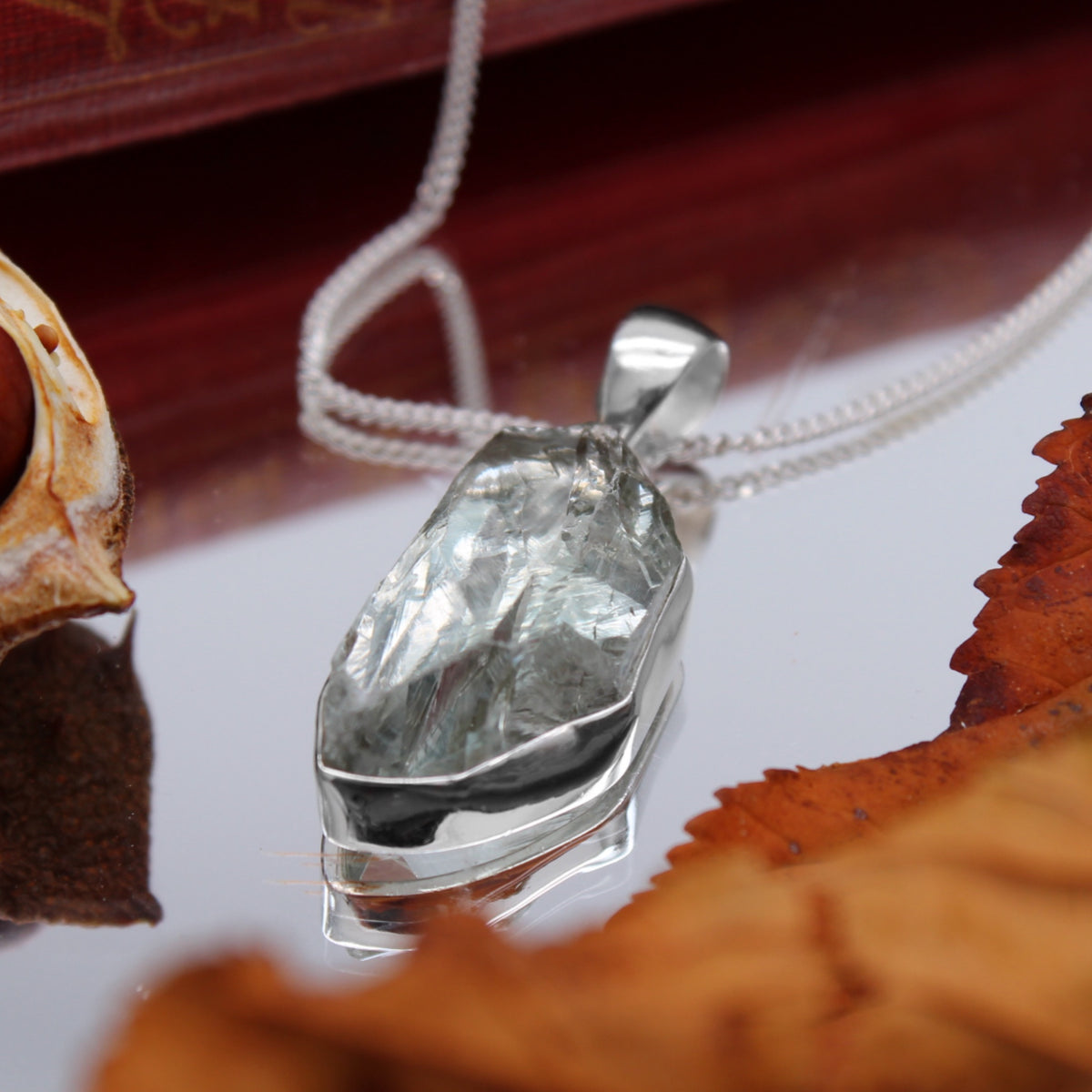 EVERGREEN - Sterling Silver & Green Amethyst Necklace