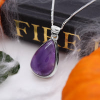 HOCUS POCUS - Sterling Silver & Amethyst Necklace